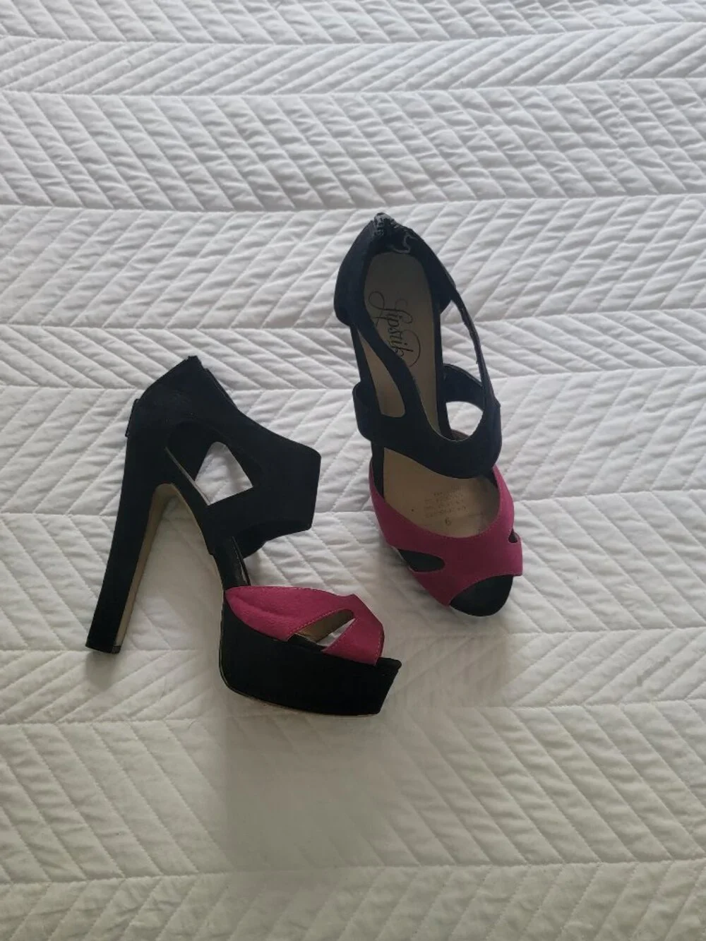 Vintage Mollini Suede High Heels